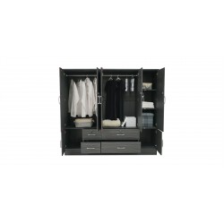 Savina Bedroom Set 180x200 cm Graphite