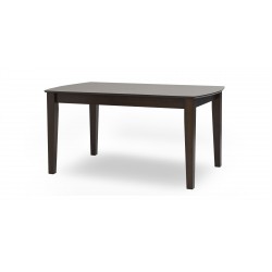 Oakland Table and 6 Chairs in Rubberwood Black PU