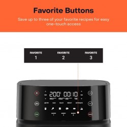 Nutricook NC-AF357V 5.7L 2YW Black Airfryer Vision