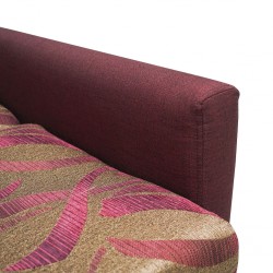 Amy Sofa Bed Purple Col Polyester Fabric