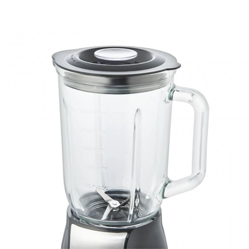Morphy Richards 403010 Frullatore 600W, Caraffa Vetro 1,5L, Lame Tritaghiaccio, 5 Velocità, Grigio - 5