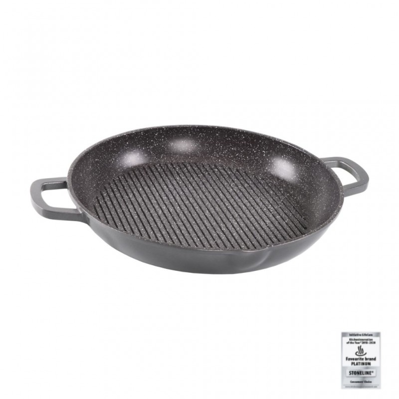 Stoneline WX 8108 28cm Sizzling Griddle + Lid "O" Stoneline WX 8108 28cm Sizzling Griddle + Lid "O"