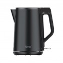 Cornell CJKE150SSB 1.5L Cordless Black Kettle Double Wall