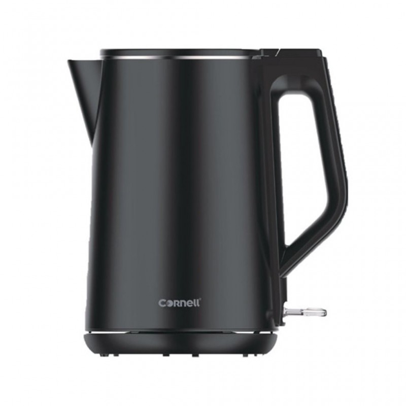 Cornell CJK-E150SSB 1.5L Cordless Black Kettle Double Wall Cornell CJK-E150SSB 1.5L Cordless Black Kettle Double Wall