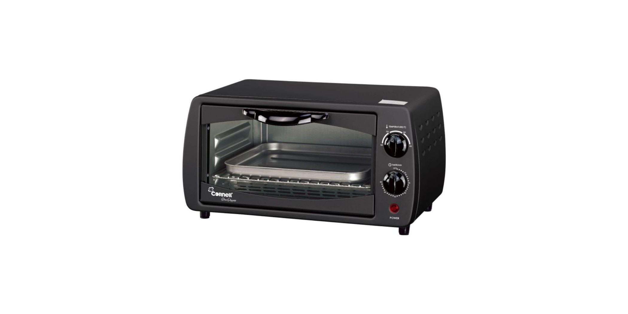 Cornell CTOS10BK 9L Black Oven Toaster