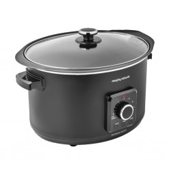 Morphy Richards 461021 6.5L Black Easy Time Slow Cooker