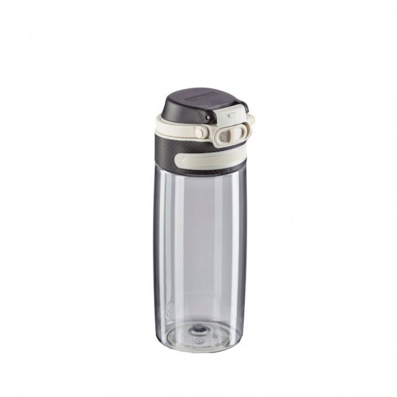 Leifheit LE020BTS Drinking 550ml Silver Bottle Tritan Flip "O"