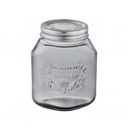 Leifheit LE028BJS Preserve 1L Smoky Grey Jar "O"
