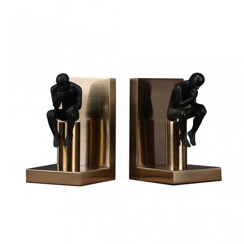 Thinking Man Shape Bookend 12x11x18 cm