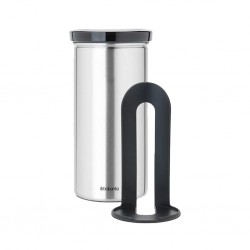 Brabantia 476228 18pcs M.Steel FingerprintProof Coffee Pad Canister 10YW "O"