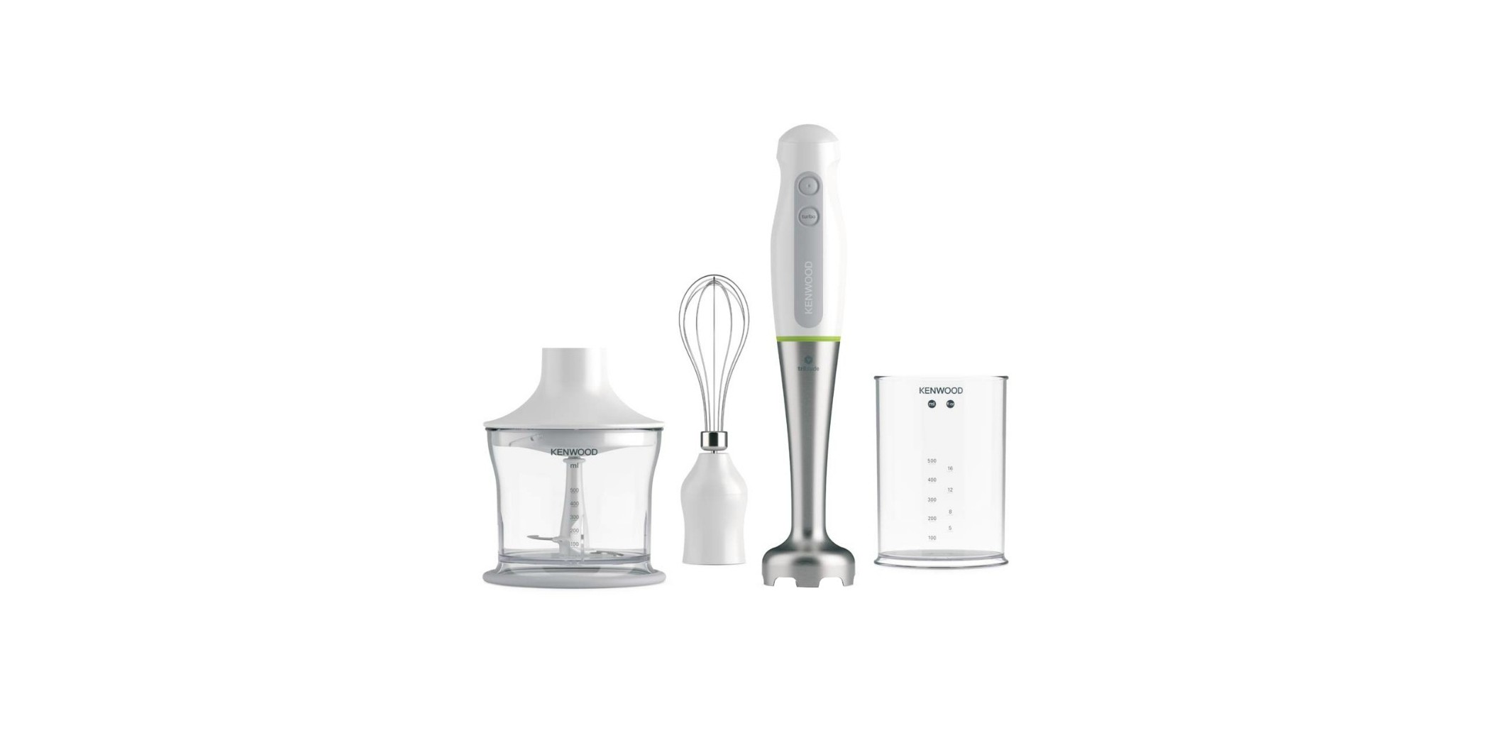 Kenwood HDP109WG HB KW METWAND+BK+WH+CH Hand Blender