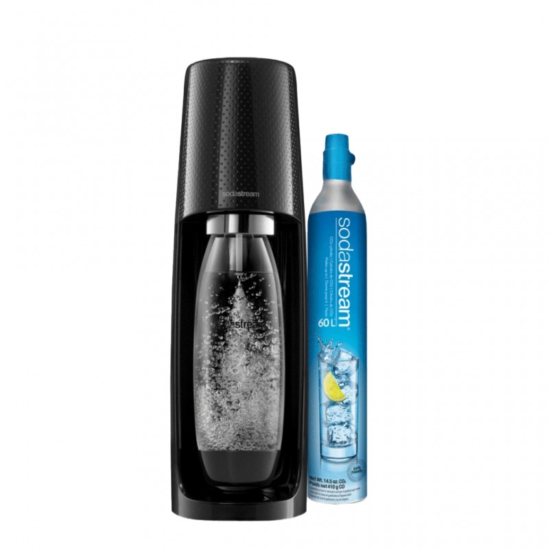 Sodastream Spirit Black Starter Pack Sparkle 266008 Drink Maker "O" Sodastream Spirit Black Starter Pack Sparkle 266008 Drink Maker "O"