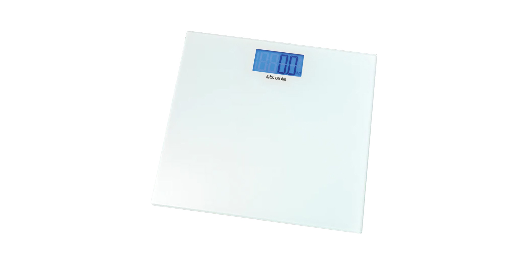 Brabantia 483127 WH Digital Bathroom Scale Battery Powered "O"