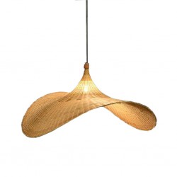 Hat Bamboo Pendant Lamp 60x42cm - Ref CD-T042