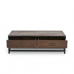 Palmer Coffee Table Finish Rustic Brown