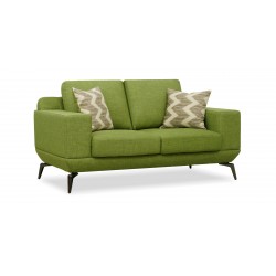 Dakota Sofa 3+2 in Fabric Milford Grass Col