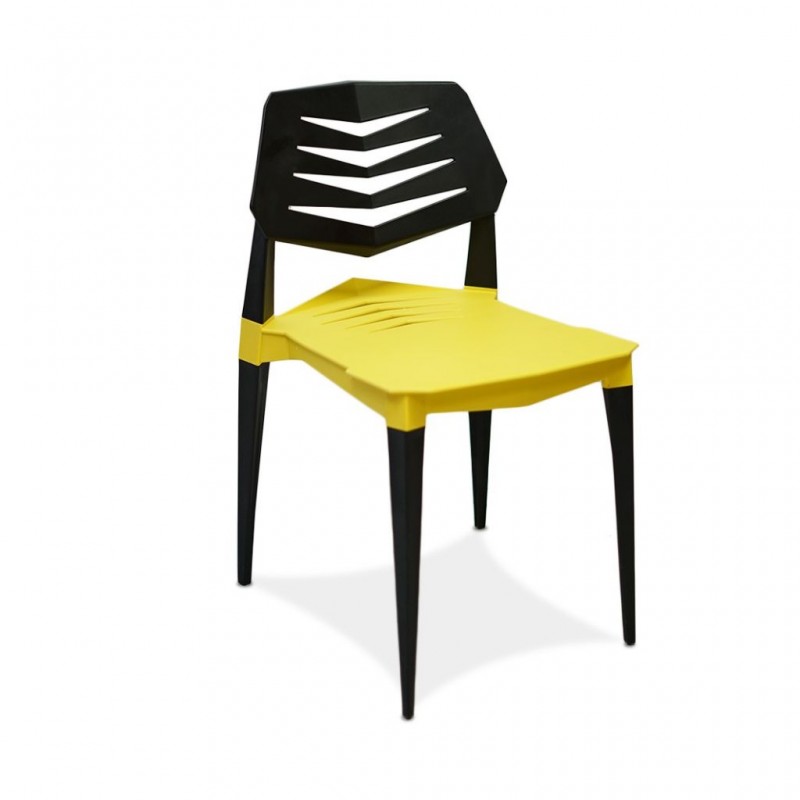 Stacking Chair COUVecto Patent Yellow Stacking Chair COUVecto Patent Yellow