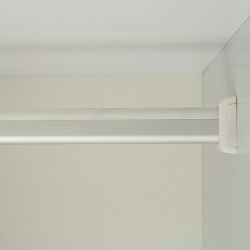 Barcelona Sliding Wardrobe Dark Walnut & White Ash