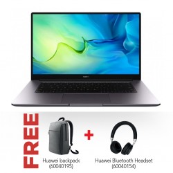 Huawei Matebook D15 (i3 11th Gen) & Free Huawei Backpack + Huawei Bluetooth Headset