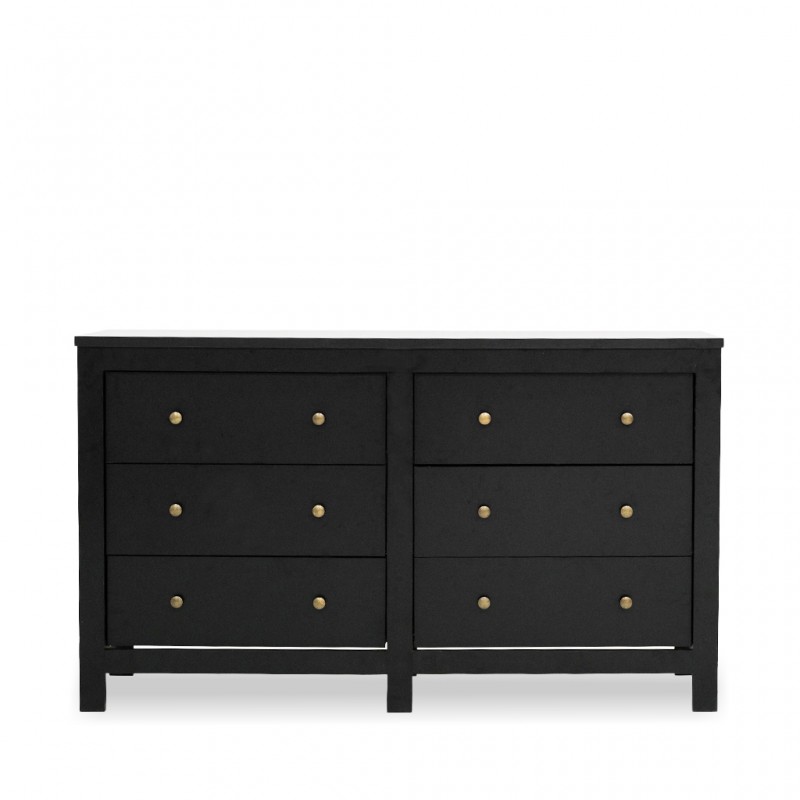Maggiore Chest of Drawer Black Matte Color Maggiore Chest of Drawer Black Matte Color