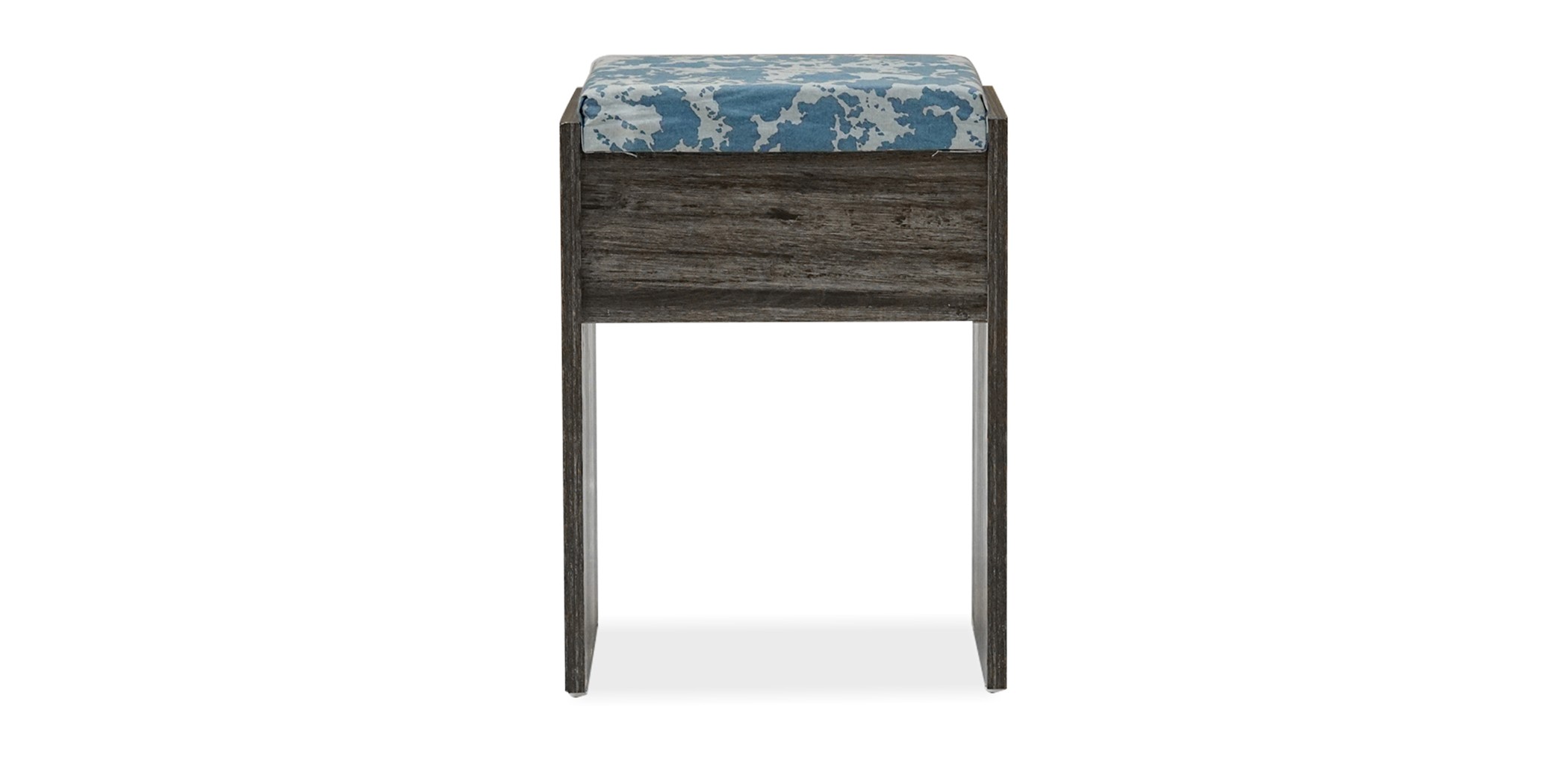 Willington Pouf In Plywood Black Oak