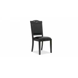 Kuka Table and 8 Chairs PU Dark Brown