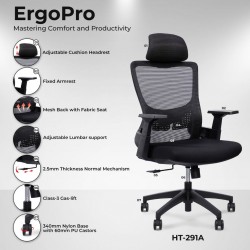 Stellar Bellaby High Back Office Chair Black