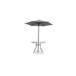 Bayside Table and 4 chairs with umbrella