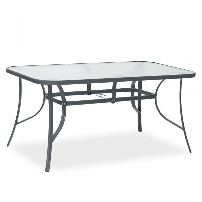 Coastline Rectangle Glass Table