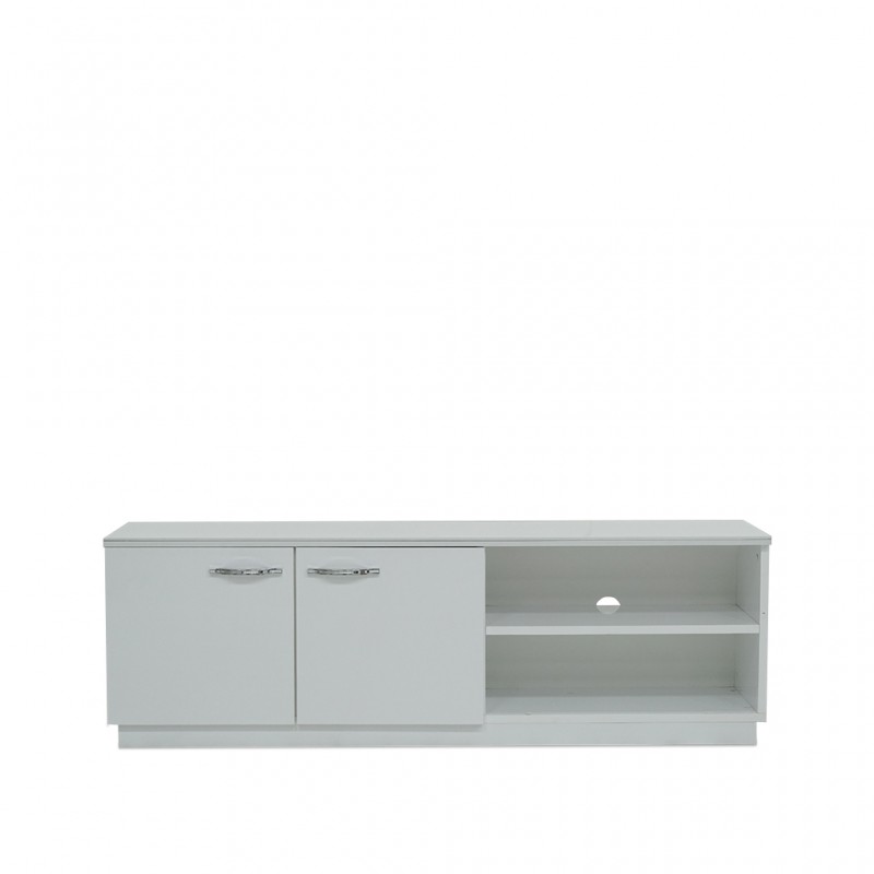 Monaco Low TV Cabinet White High Gloss