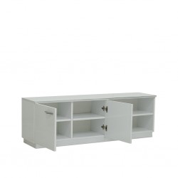 Monaco Low TV Cabinet White High Gloss