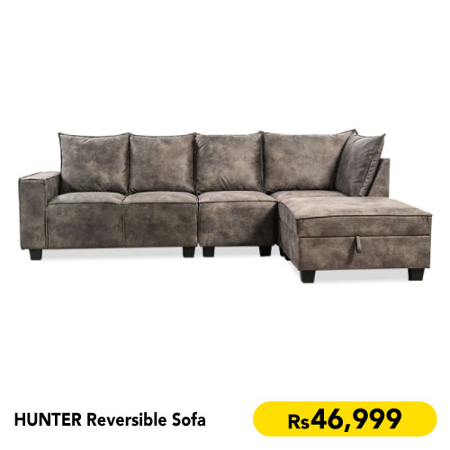 HUNTER REVERSIBLE MODULAR SOFA