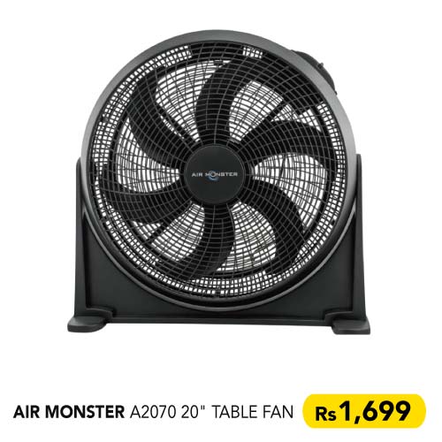 Air Monster A2070 20" (50cm) Air Circulator Silent Extreme