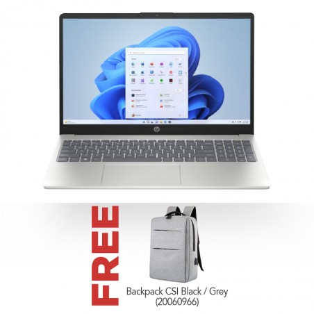 HP Laptop 15-fd0206nia Core™ i3 1315U & Free Backpack CSI Black / Grey