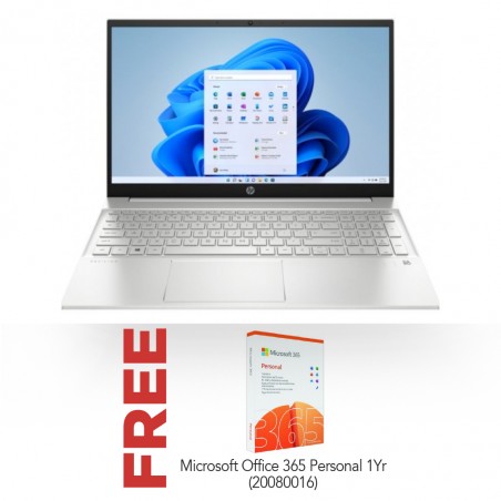 HP Pavilion Laptop 15-eg3146nia Core™ i5 1335U & Free Microsoft Office 365 Personal 1Yr