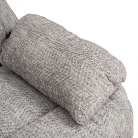 Halton Bay Sofa Corner Recliner in L.Grey Col Fab