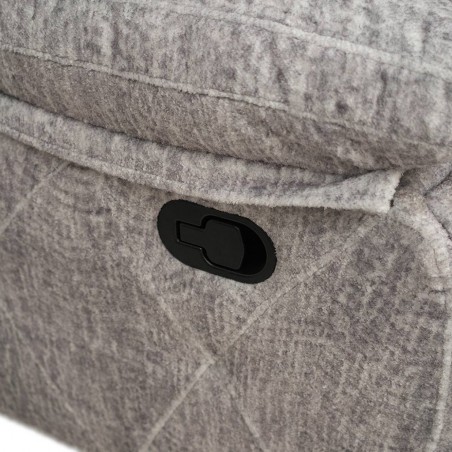 Halton Bay Sofa Corner Recliner in L.Grey Col Fab