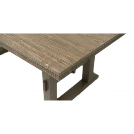 Froseto Table and 10 Chairs Rubberwood