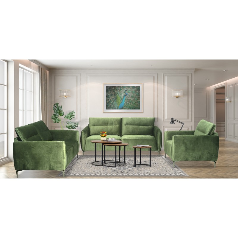Taglia 3+2+1 Green Col Fabric Taglia 3+2+1 Green Col Fabric