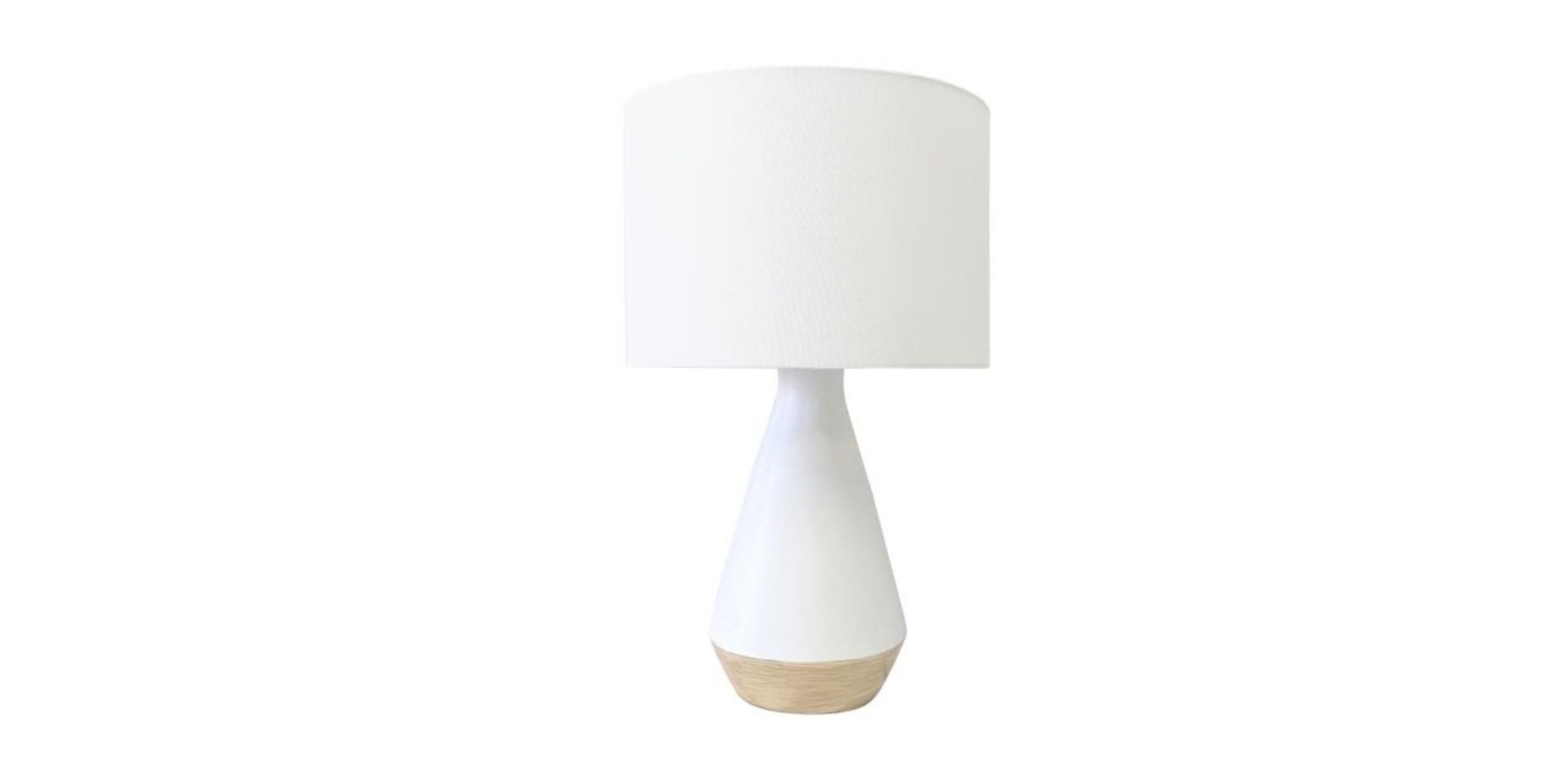 Polyresin Table Lamp 1Pc Case Pack White Size: 33x33x57 cm - ML93538