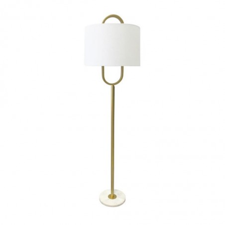 Floor Lamp Marble & Metal & TC Fabric ML185317-F