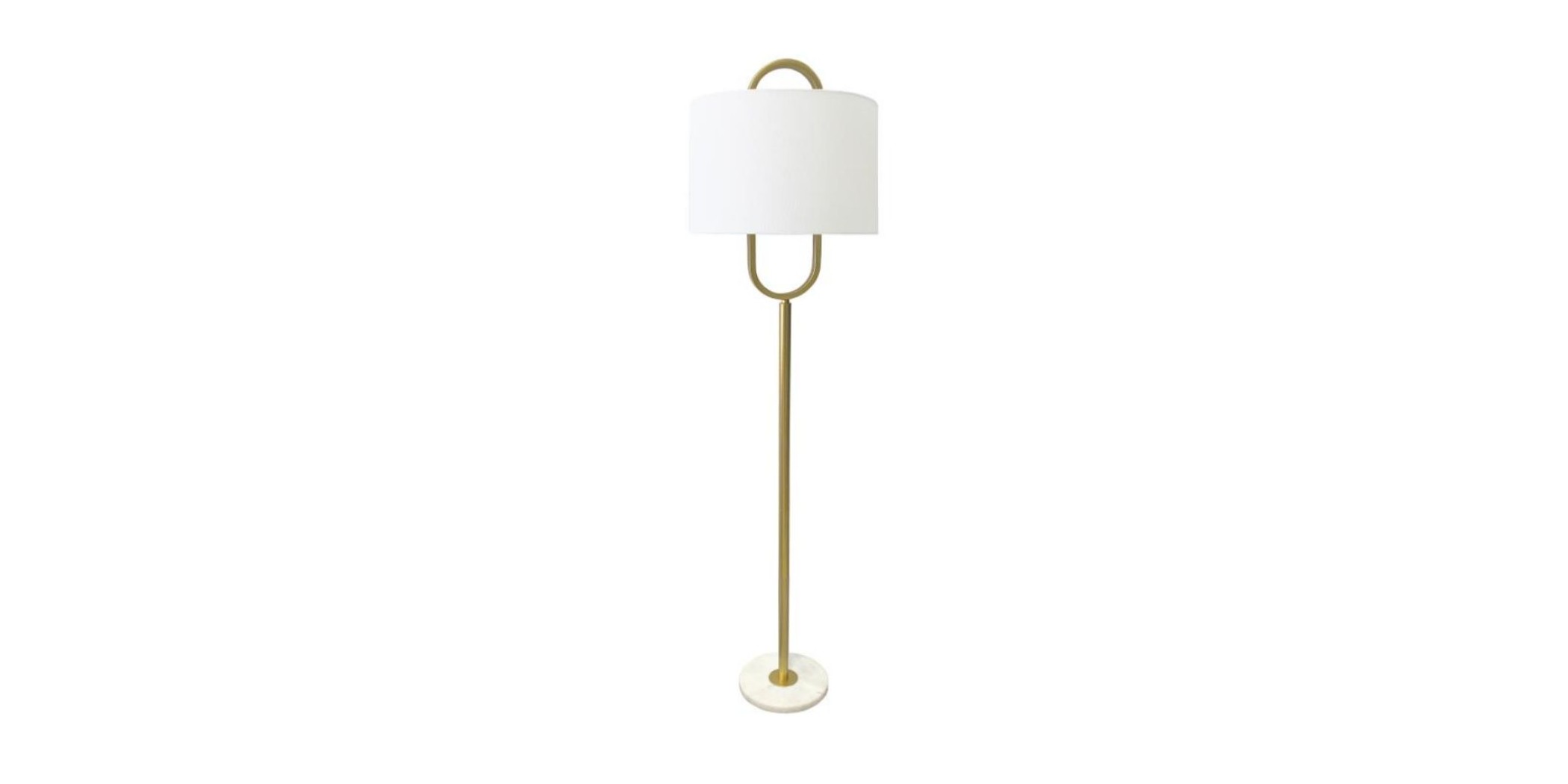 Floor Lamp Marble & Metal & TC Fabric ML185317-F