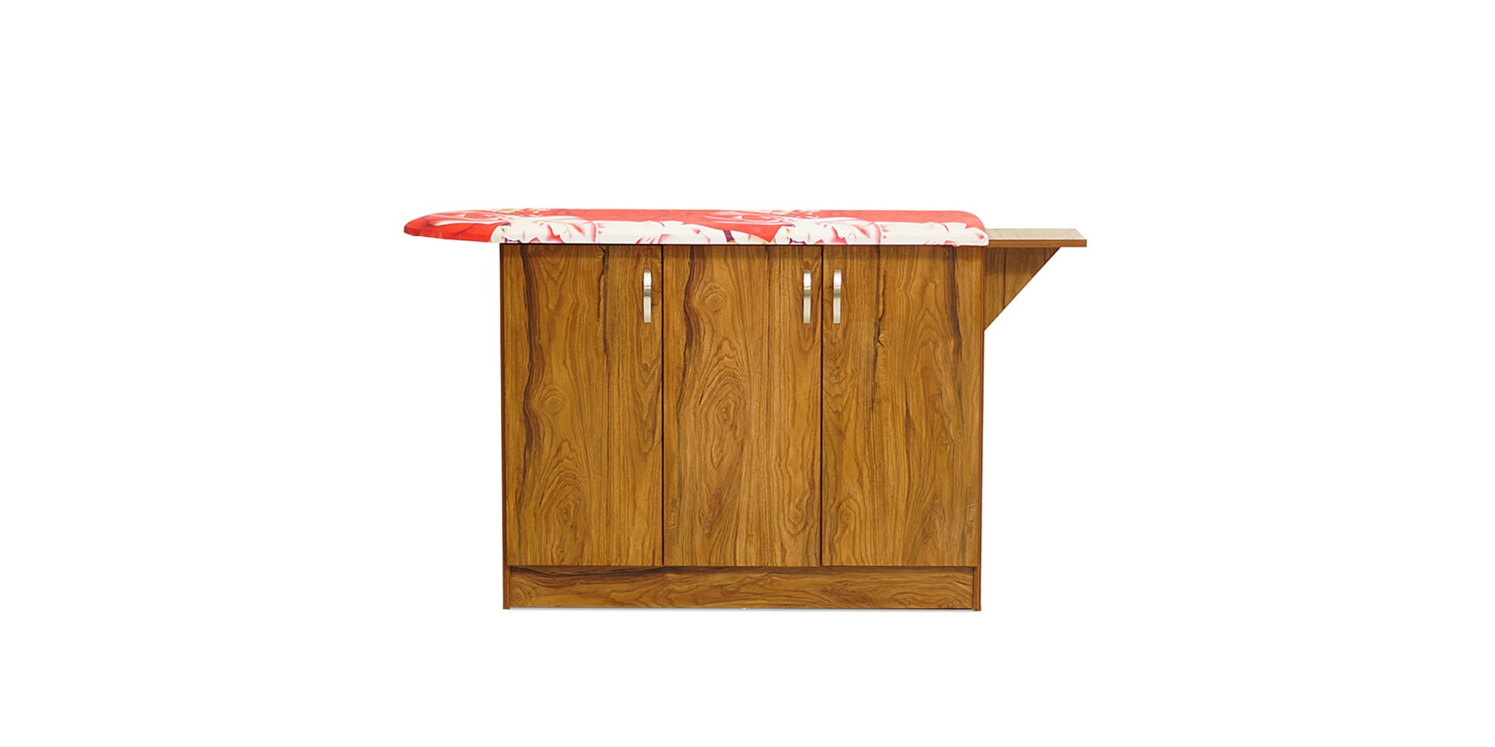 Athens Ironing Table 3 Doors Brown Kiaat