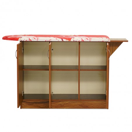 Athens Ironing Table 3 Doors Brown Kiaat