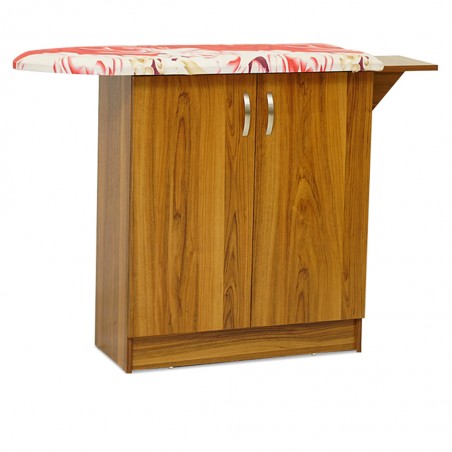 Athens Ironing Table 2 Doors Brown Kiaat