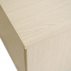 Ooden Low TV Cabinet With Crome Leg Wash Oak & Orange Ooden Low TV Cabinet With Crome Leg Wash Oak & Orange