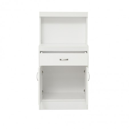 Brook Microwave Stand Peau D'orange (White)