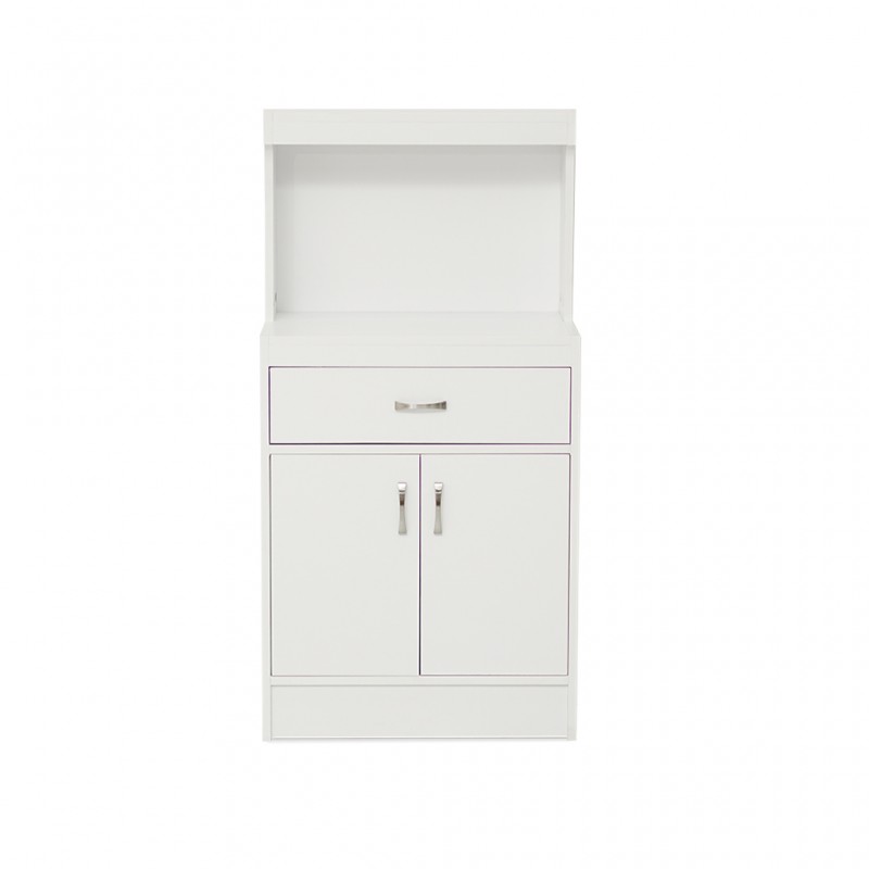 Brook Microwave Stand Peau D'orange (White) Brook Microwave Stand Peau D'orange (White)
