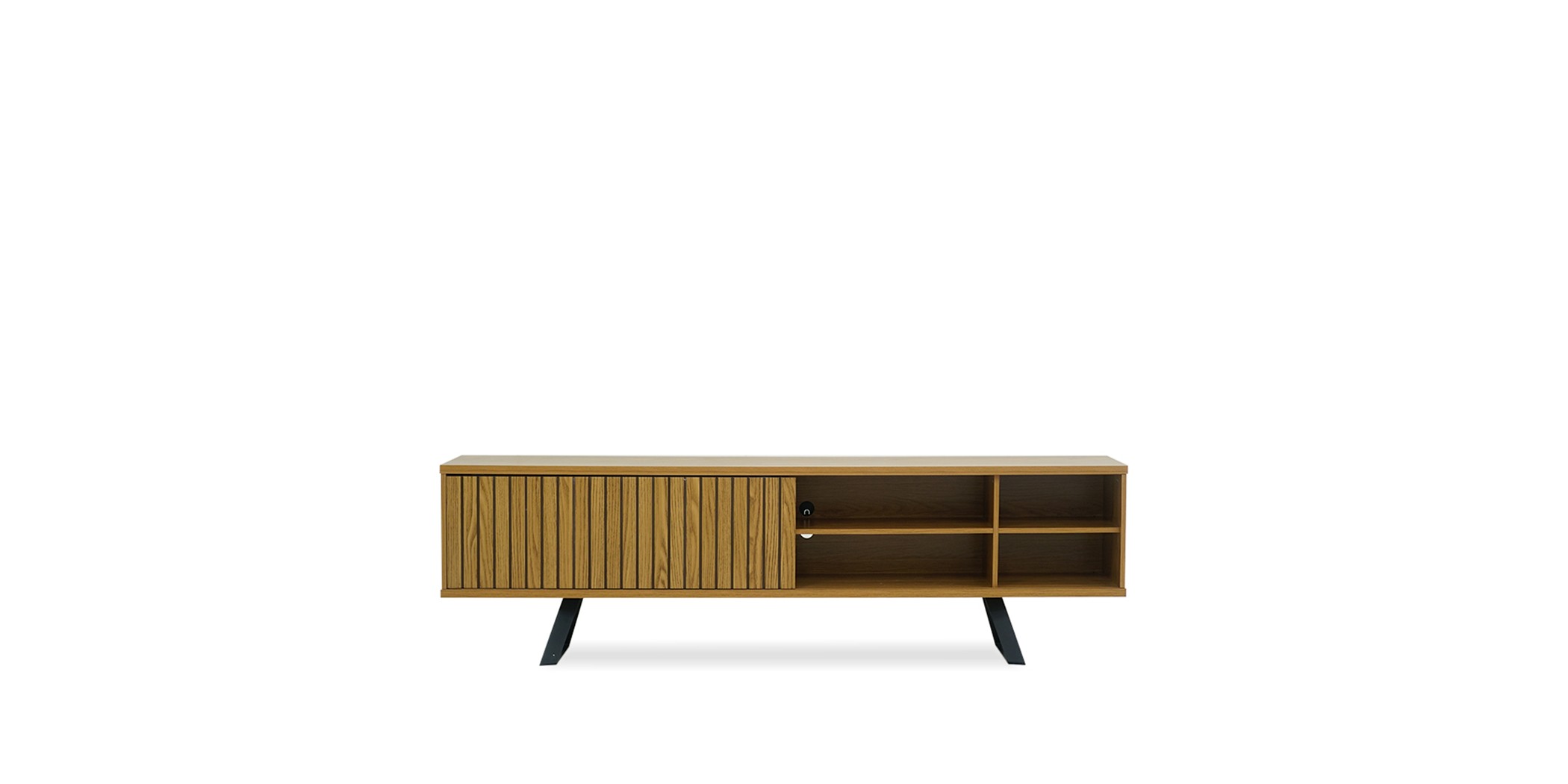Greta Low TV Cabinet Oak Noble