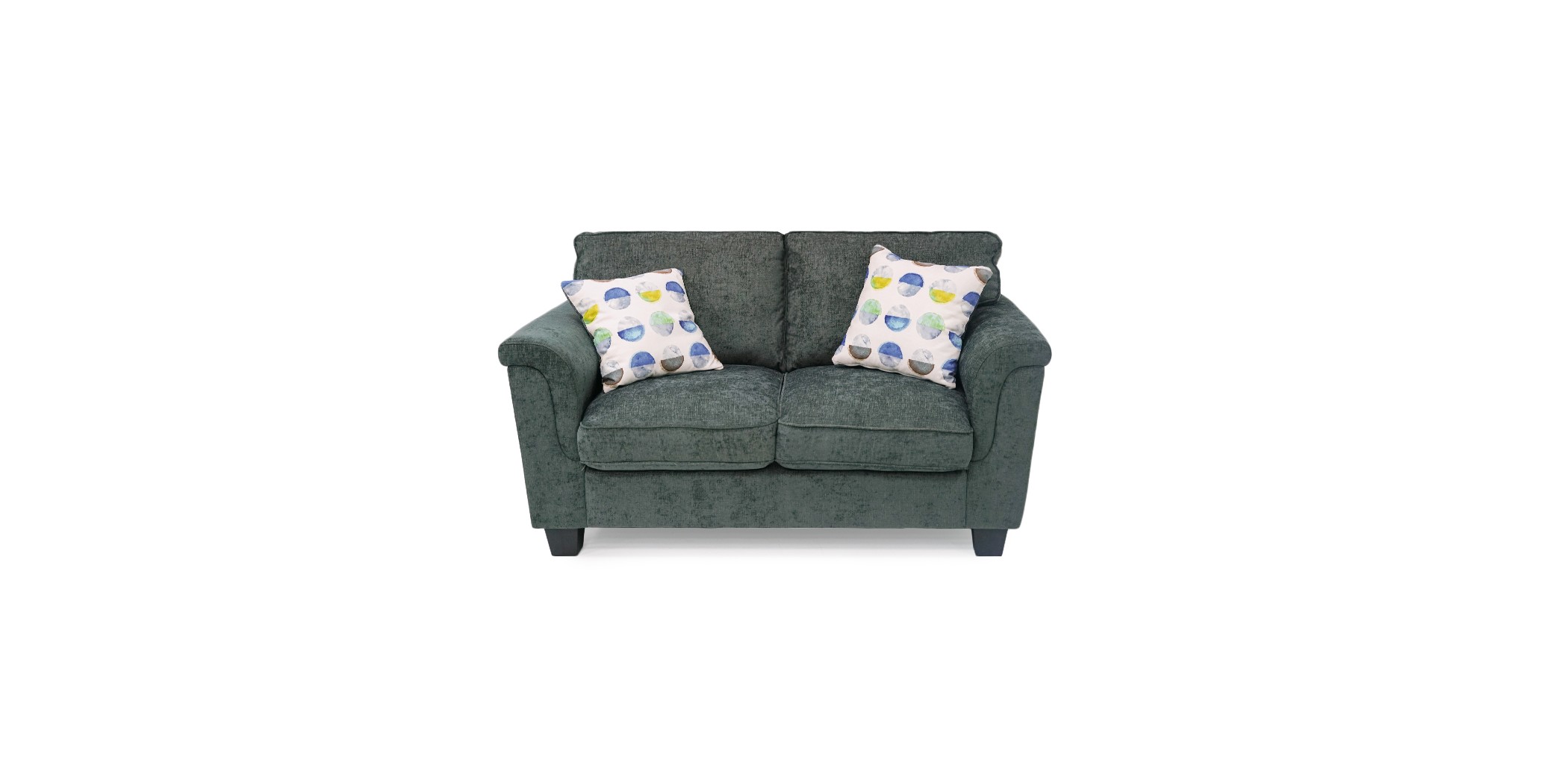 Alicia 2 Seater Sorrento Pewter Col Fabric